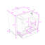 Meuble-lavabo chic de 30 pouces avec lavabo en céramique encastré et tablette réglable-1579726765