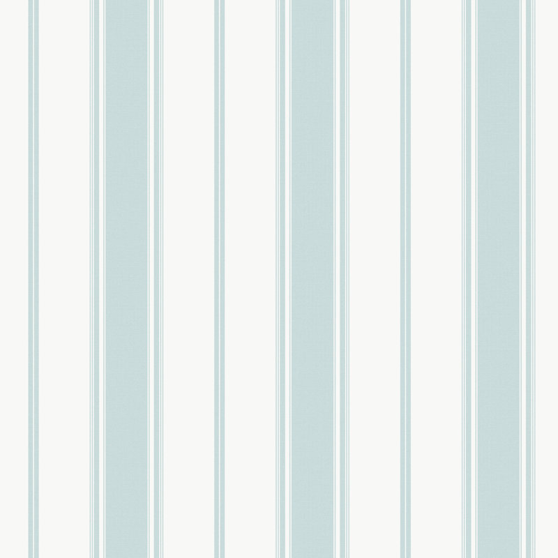 Smart 3 Stripes Heritage Stripe Wallpaper Roll, Blue