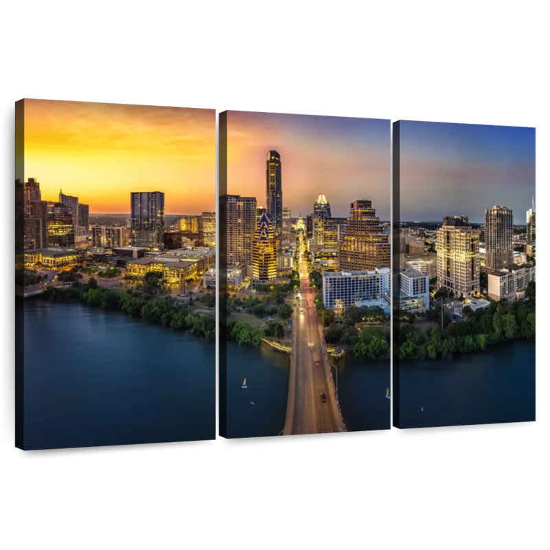 Austin Covin Sundown, 42" H x 65" W