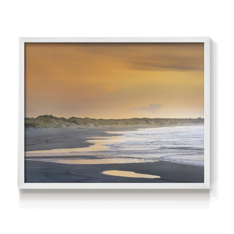 Endless Shores - Impression encadrée - Restickable, H 16 po x l 20 po, Blanc