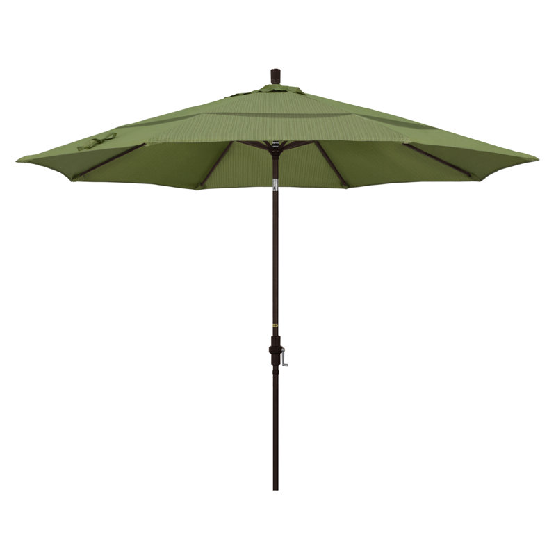 Parasol de marché Broadmeade octogonal Sunbrella, Performance fougère de terrasse