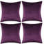Ensemble de 4 housses de coussin en velours-118135124-118135136