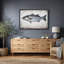 Œuvre rayée, photos de poissons côtiers, impression sur toile encadrée-126013847-126013849