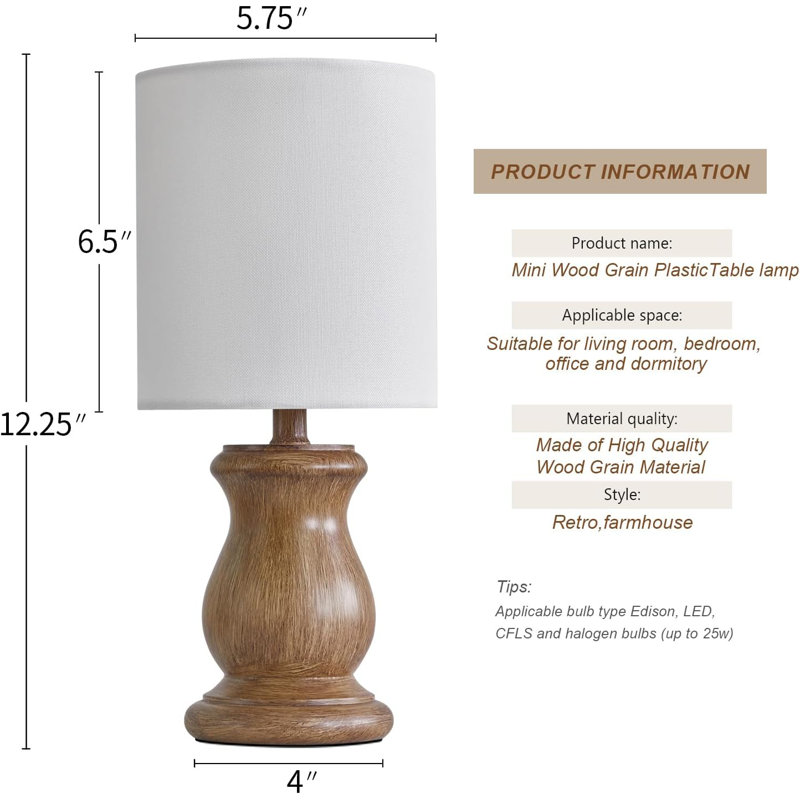 Lampe de table en résine Cotney