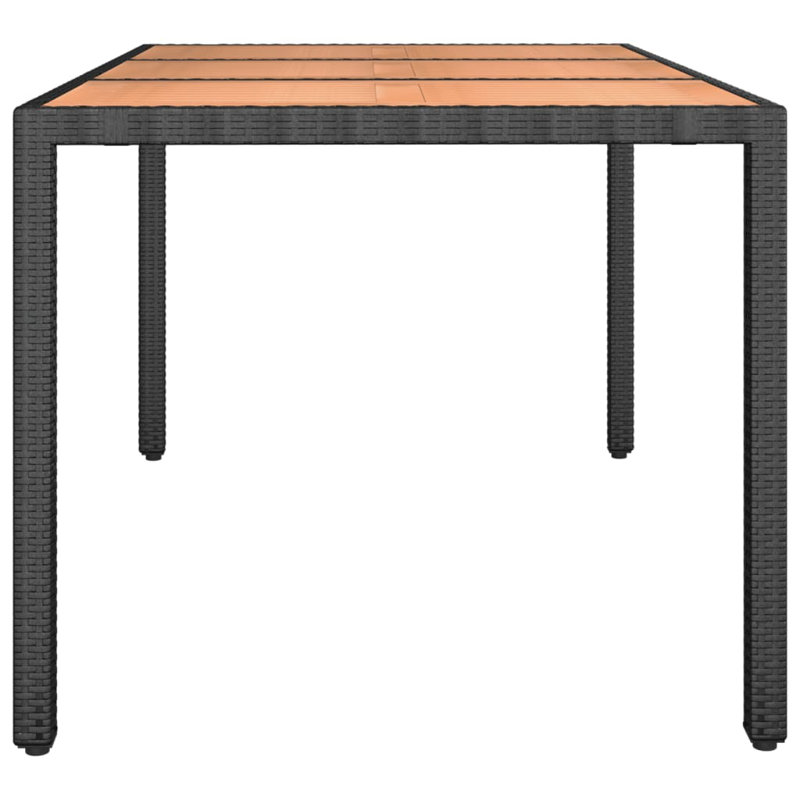 Lotonya Rectangular Wicker Outdoor Dining Table , 150cm cm W 90cm cm D