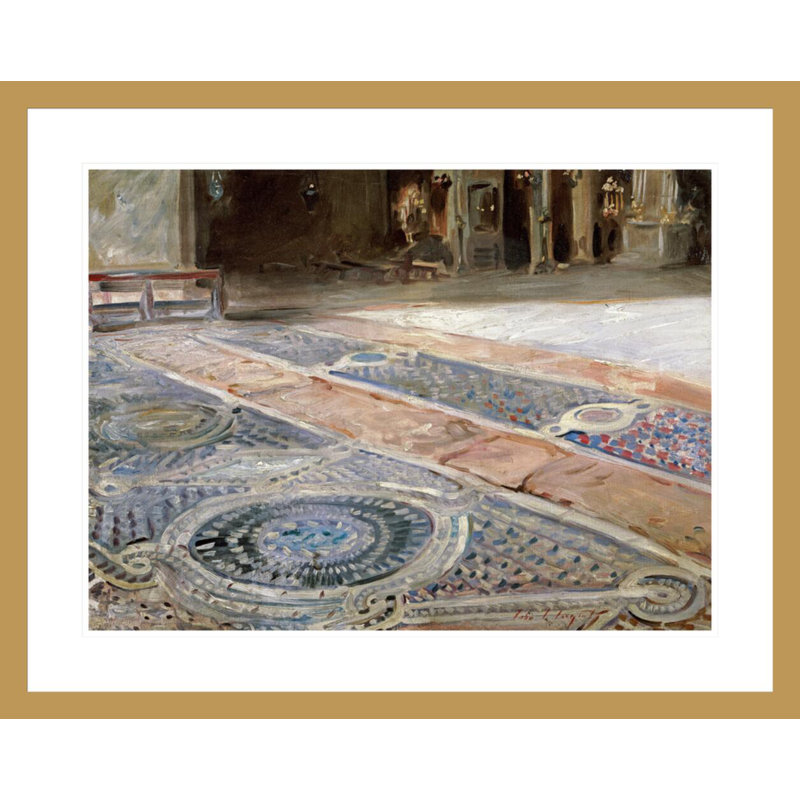 Intérieur vénitien, John Singer Sargent, impression giclée sur cadre, H 23,5 po x l 29,47 po