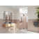 Mimas 51.25 in. x 78 in. Fully Frameless Glass Hinge Towel Bar Shower Door