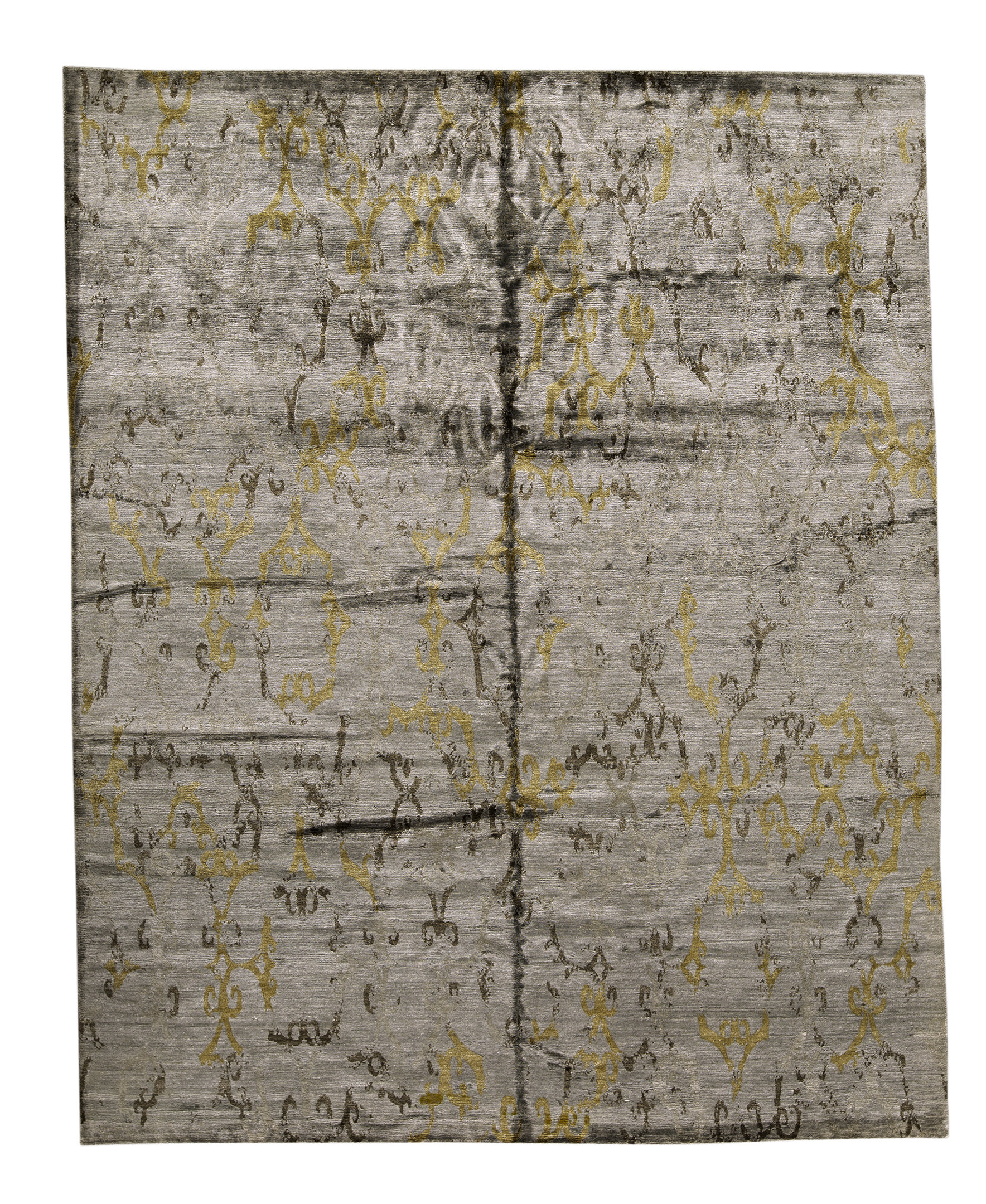 Bokara Rug Co., Inc. Neo Villa Hand-Knotted Abstract Area Rug in Gray ...