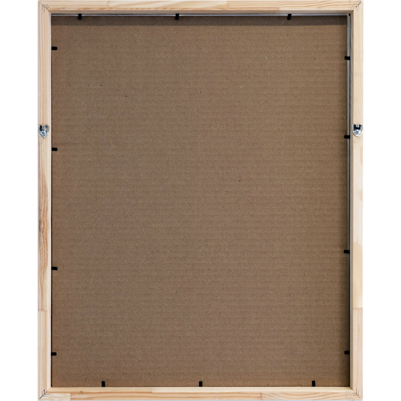 Capullo Wood Matte Picture Frame with Mat, Natural, 18" x 24", 12" x 18"