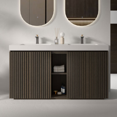 Bathroom Vanity with Solid Surface Top