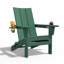 Chaise Adirondack pliante Wolak avec porte-gobelet-762678911