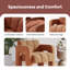 Chaise d'appoint pratique et large rembourrée-1672973459
