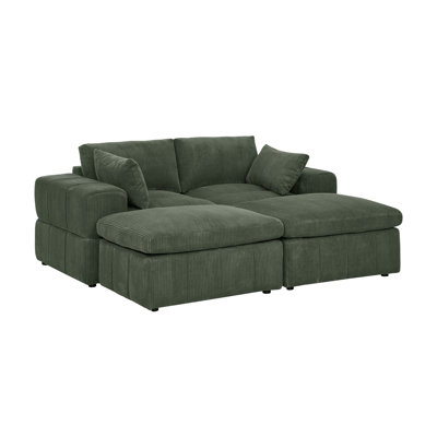 Perthfoybairns Corduroy Modular Sectional