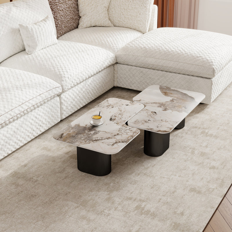 Convertible Coffee Table Set, Gray