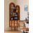 74.61" Brown Corner Solid Wood Accent Cabinet