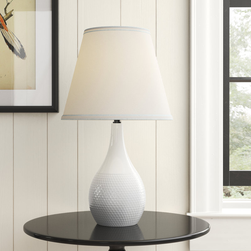 Lampe de table blanche 23 po Boyce