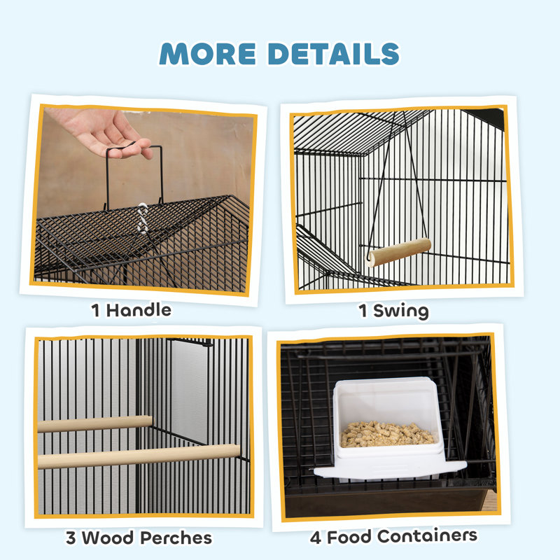 163cm Steel Flight Cage