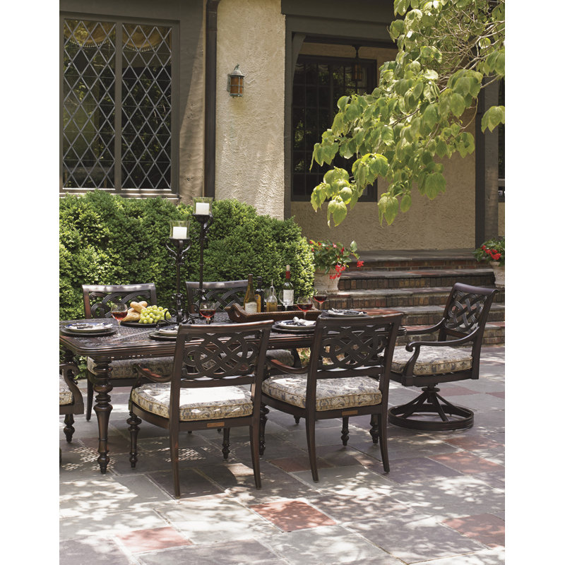 Elegant Kona Mahogany 44"x84" Rectangular Dining Table