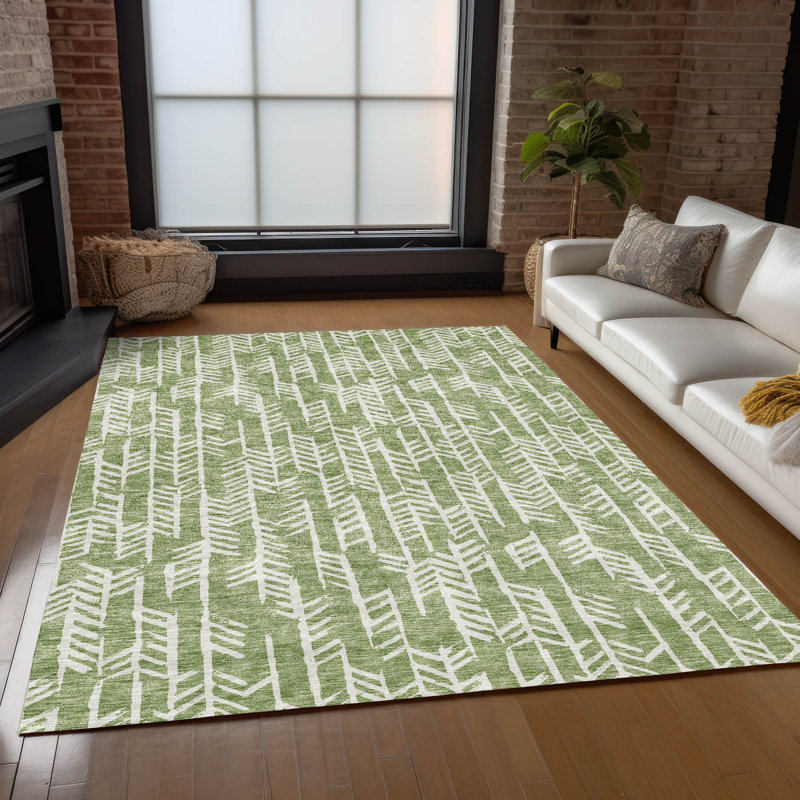 Tapis intérieur / extérieur Maliana, Rectangle 5 pi x 7 pi 6 po