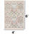 Light Botanical Arts & Crafts Area Rug