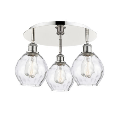 Beren Glass Flush Mount