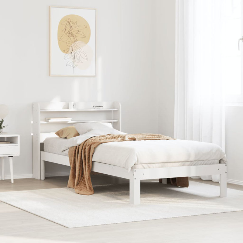 Storage Bed, Small Single (2'6), White