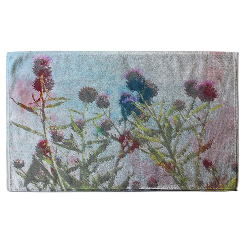 Cotton Floral Tea Towel Kitchen Towel