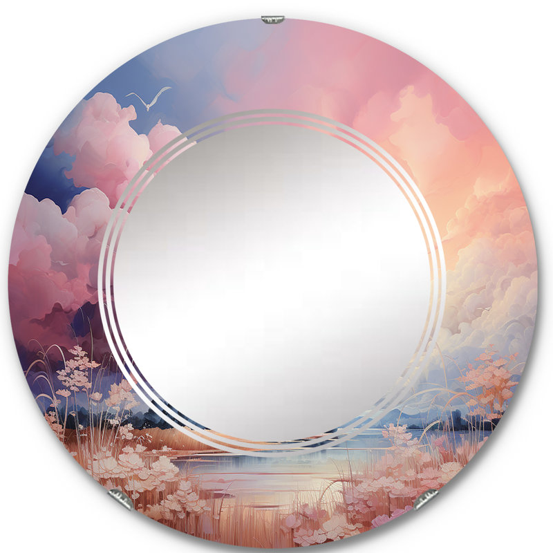 Flyes Circle Mirror, 24" x 24"