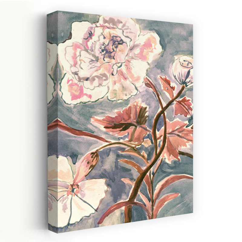 Art printanier abstrait de printemps, H 24 po x l 16 po