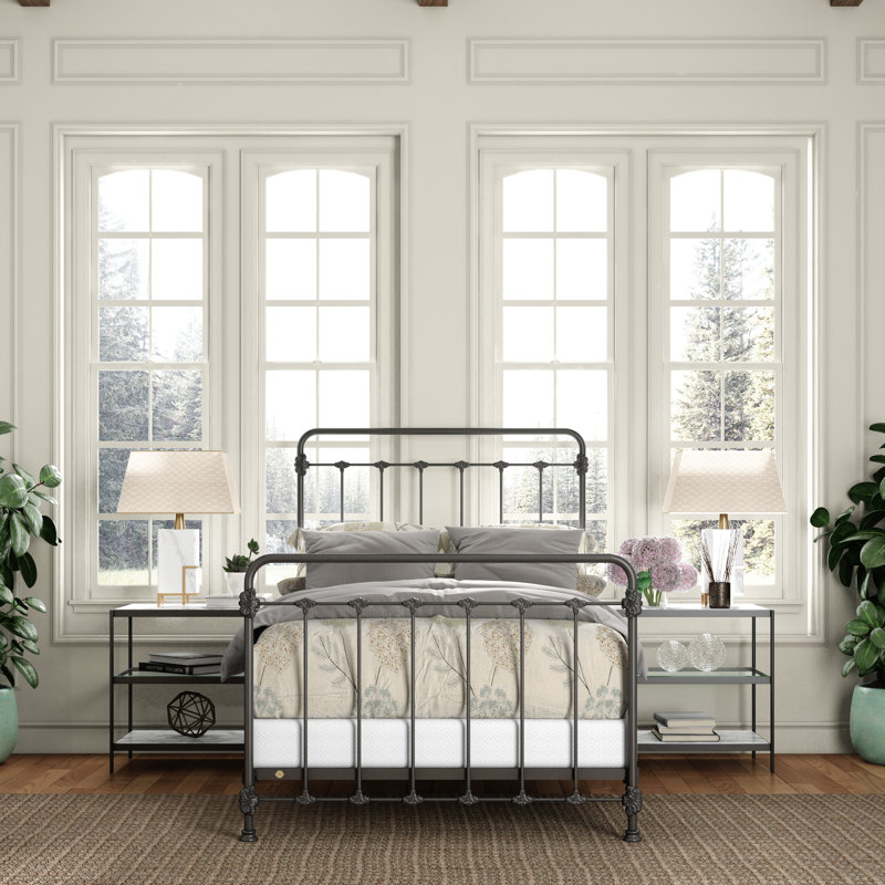 160 Picket Fence Bed | Complete Standard, Full, Gunmetal