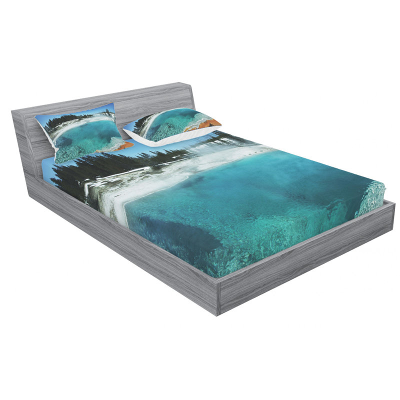 Microfiber Sheet Set, Full Sheet Set with Fitted Sheet
