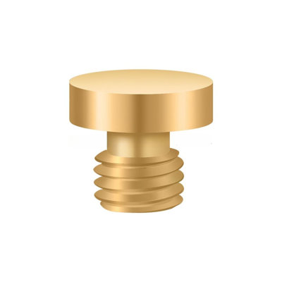 Deltana CHBU003 Button Tip; Lifetime Brass Finish