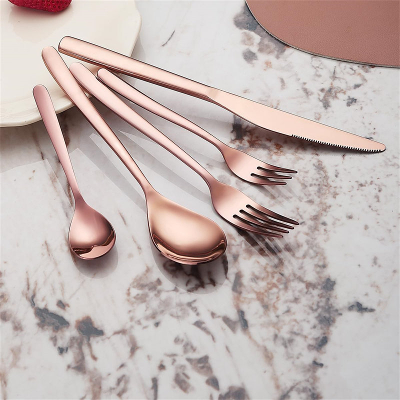 Canora Grey Barirah 30 Piece Stainless Steel Cutlery Set , Service for 6