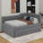 Upholstered Daybed With Trundle And Drawers-287409847-287409849