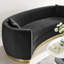 Resolute Curved Performance Velvet Sofa-1817557102