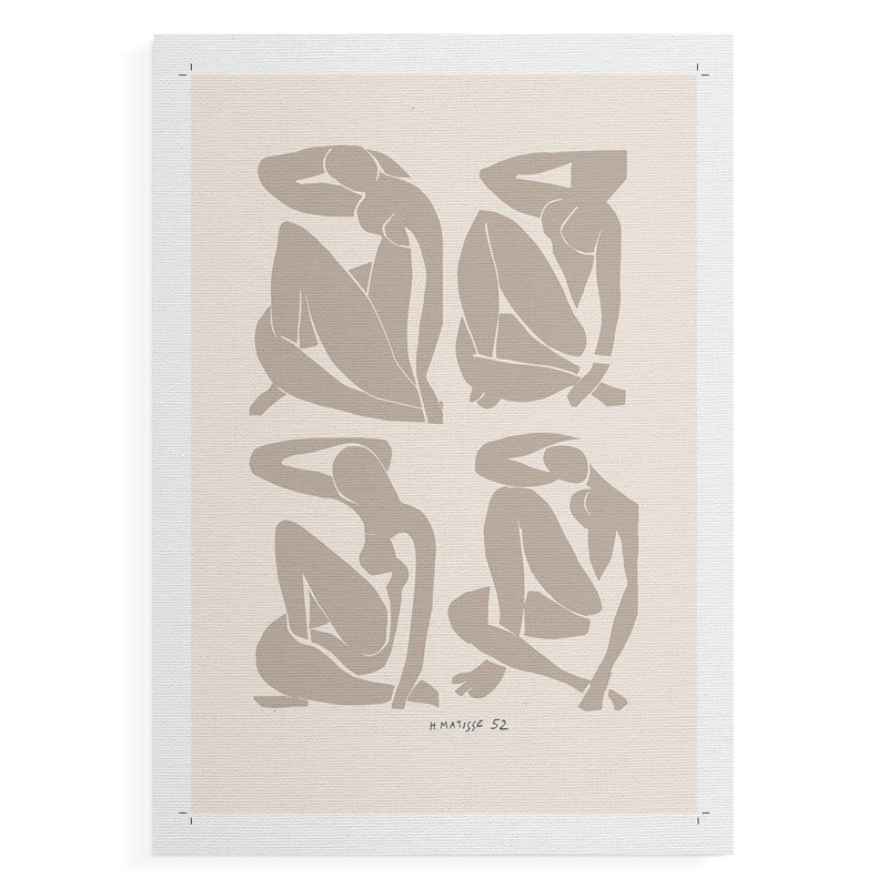 Matisse CCxxxviii, reproduction encadrée - reproduction de toile seulement - non encadrée, H 18 po x l 12 po