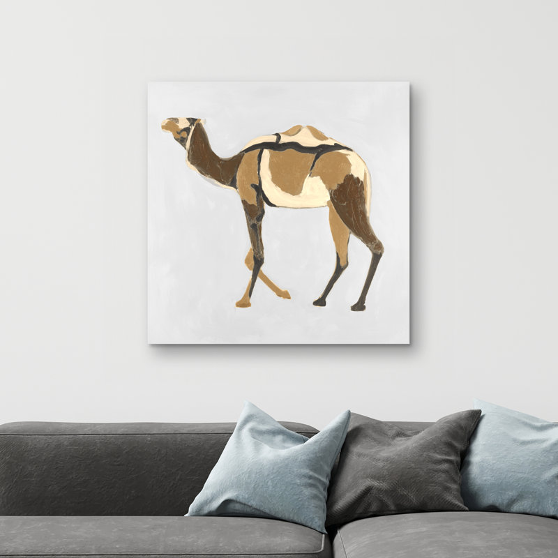 Retro dromadaire - 32"x32" art on canvas