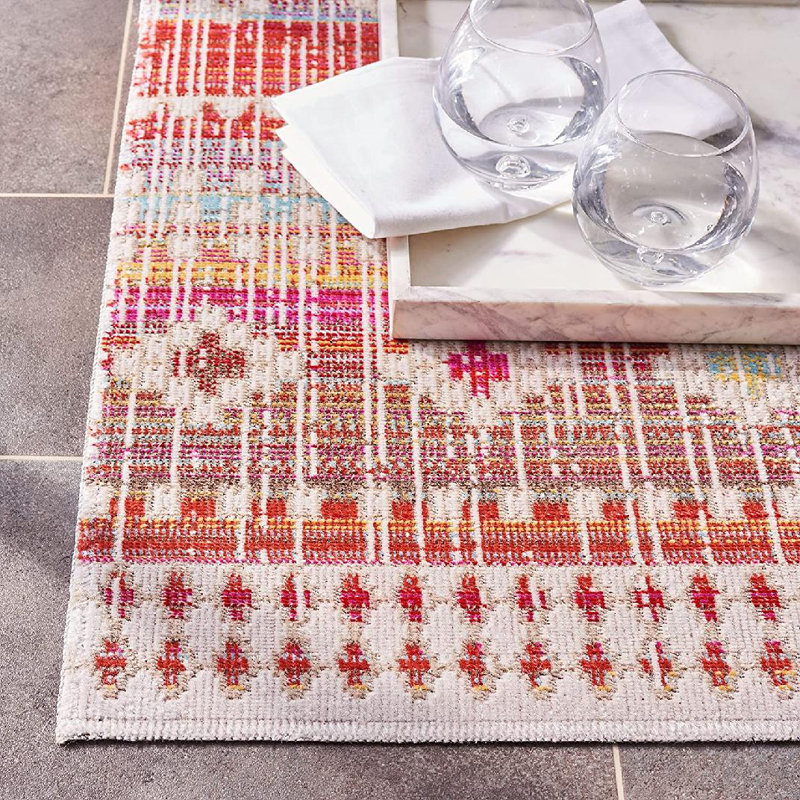 Trent 200 Performance Southwestern Indoor/Outdoor Area Rug, Rectangle 4' x 6'