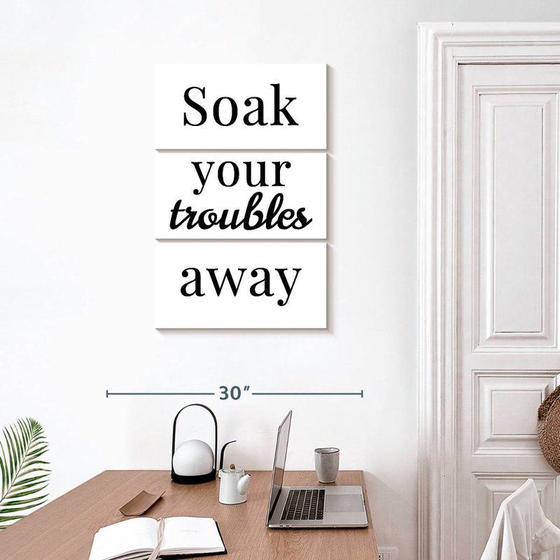 Tergel Soak Your Troubles Away, 32" H x 20" W
