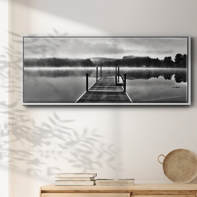 August's Garden I- Framed Canvas