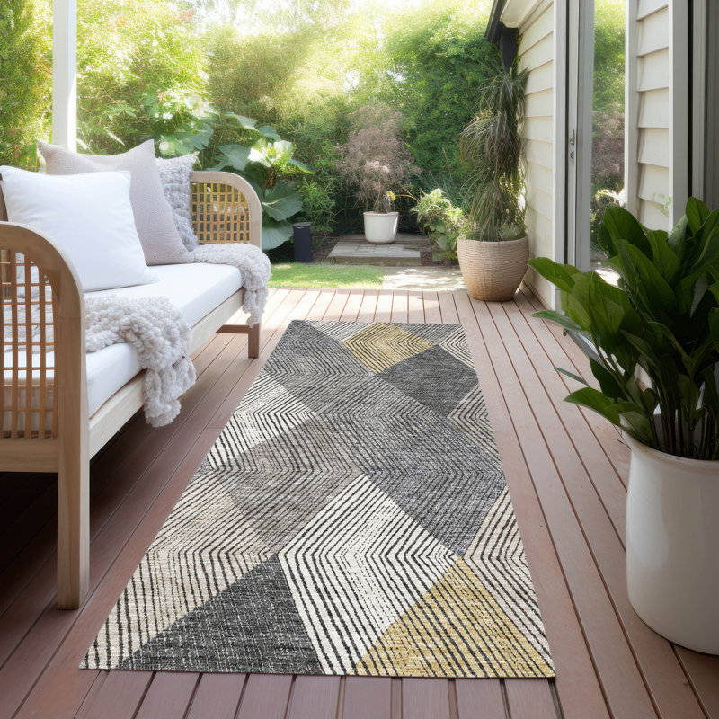 Tapis Aquaisha avec envers antidérapant, Tapis de couloir 2 pi 3 po x 7 pi 6 po