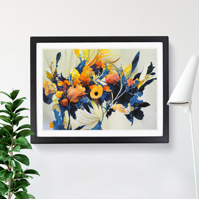 Floral Bouquet Abstract - Single Picture Frame Print
