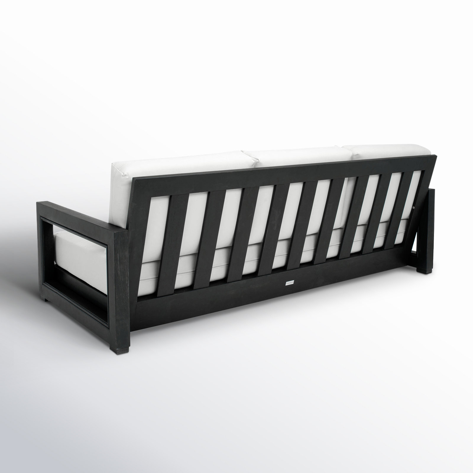 Melrose 76.55" Wide Outdoor Patio Sofa with Cushions