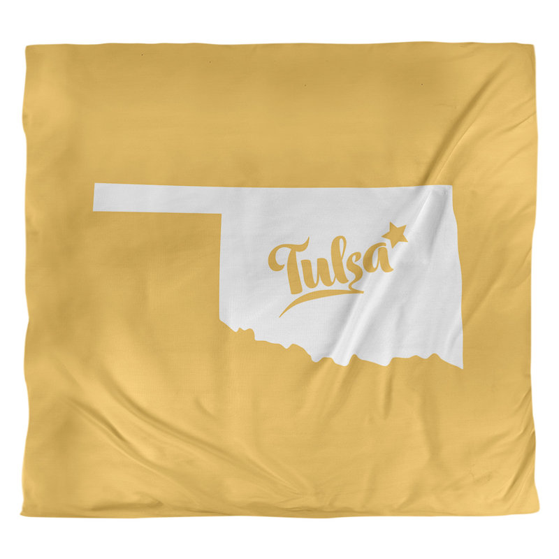Modern & Contemporary Polyester Duvet Cover, Queen Duvet Cover, Yellow, Microfiber