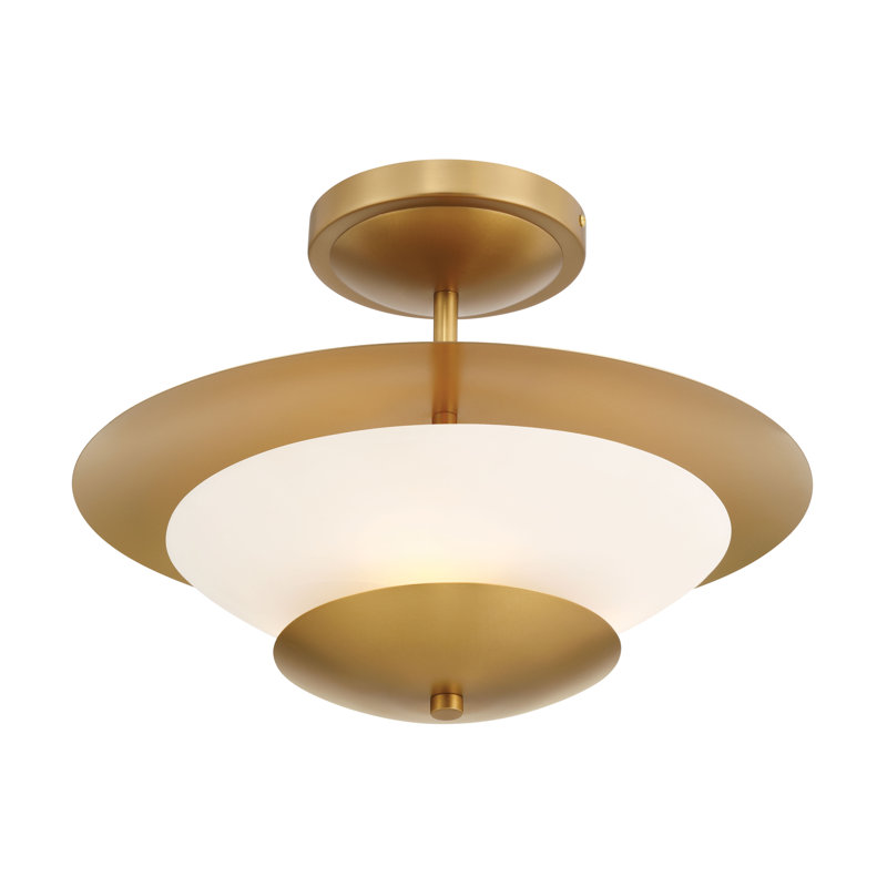 3 LIGHT SEMI FLUSH