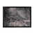 Toile avec cadre de coin noir fermé