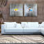 Ensemble de tapis gris / ivoire Cobb-1644595936