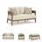 Alesana Outdoor Loveseat With Cushion