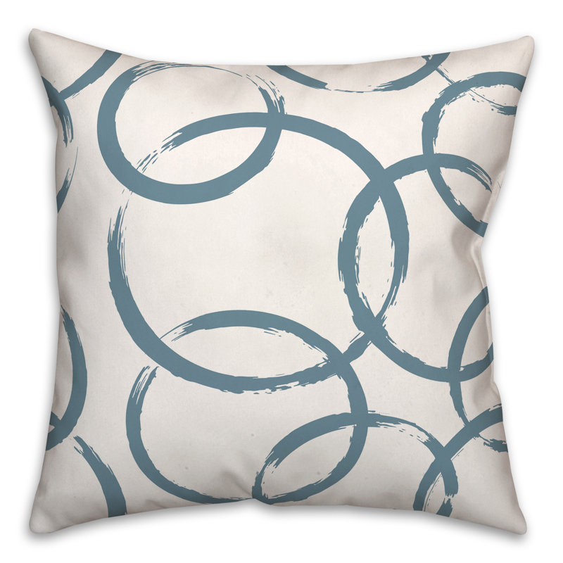  Coussin décoratif intérieur / extérieur, Bleu