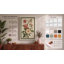Three Blooms Study Botanical - Wrapped Canvas-375150604-375150607